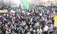 حضور حماسی مردم مشهد در راهپیمایی ۲۲ بهمن/ مشت محکم خراسانی‌ها‌ بر دهان استکبار جهانی
